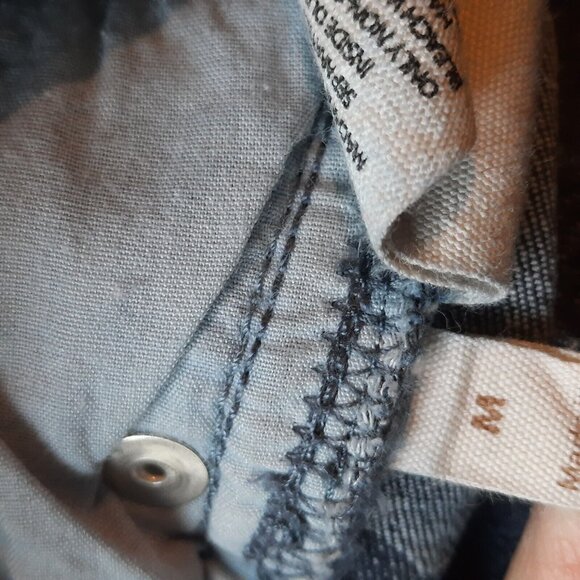 Soft Surroundings Jeans Womens Medium Blue Camo Skinny Pull On Jegging Stretch - Picture 6 of 11